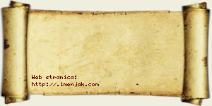 Jagodinka Radivanović vizit kartica